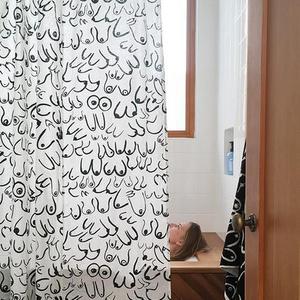 Boobs Shower Curtain