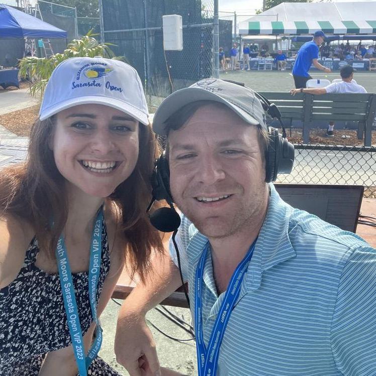 Bryan calling the Sarasota, FL USTA challenger series in 2023!