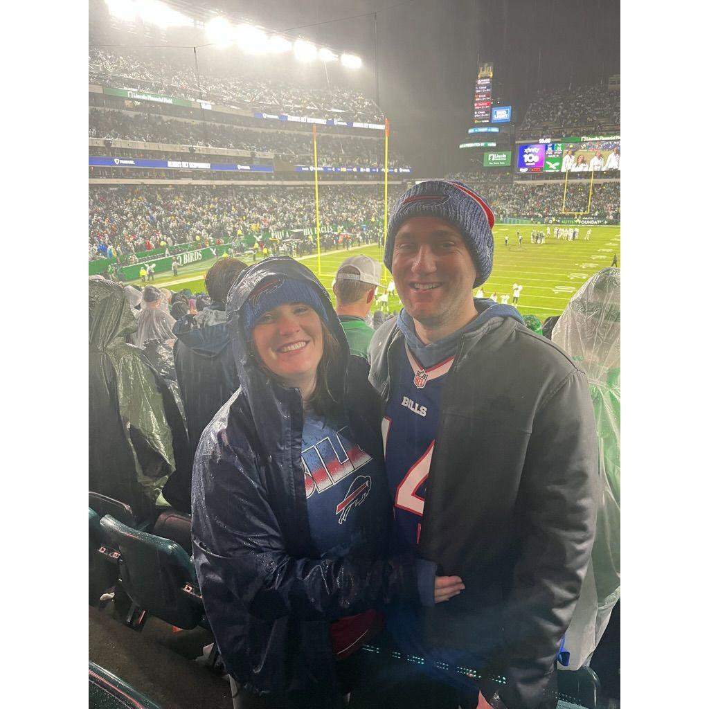 Another rainy Bills game, this time versus the Eagles!!