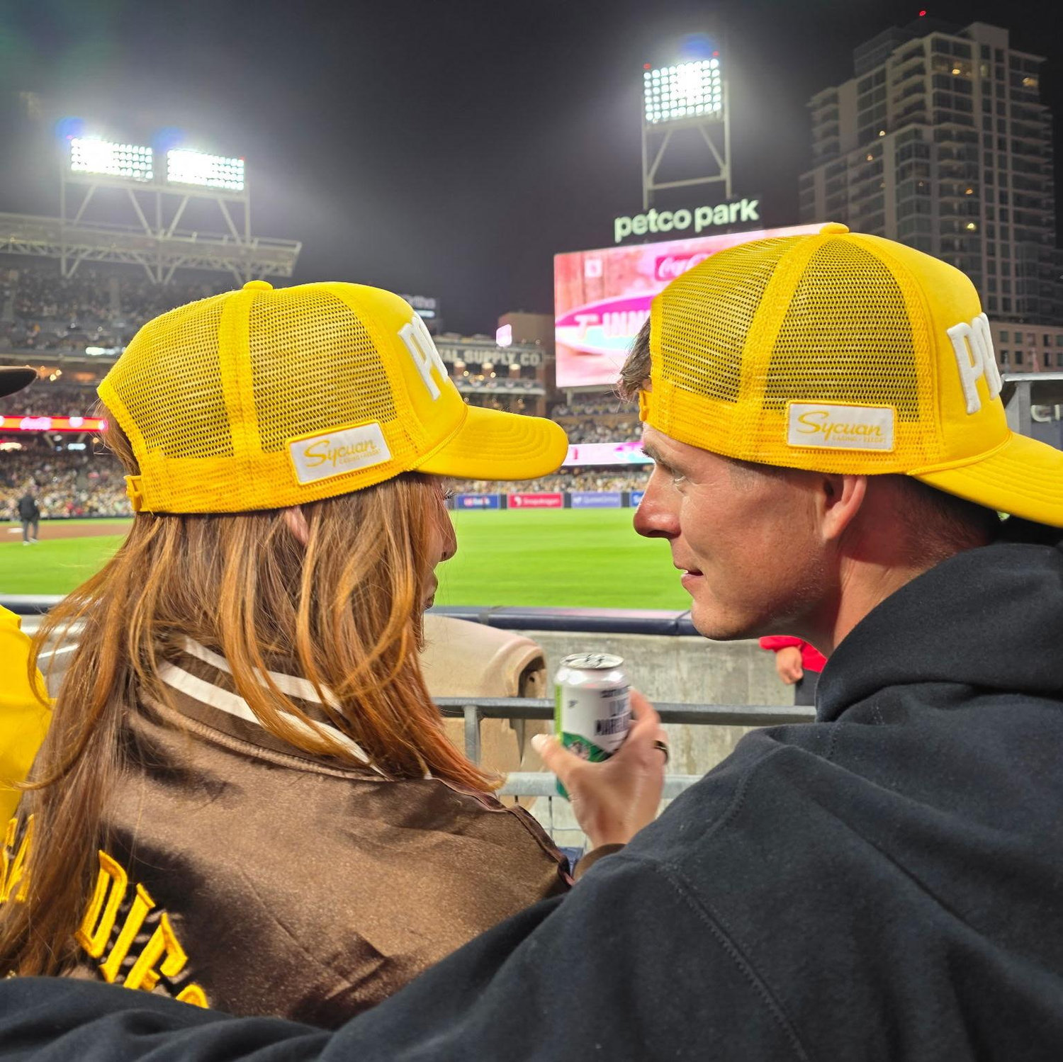 When we first said "I love you", seconds later the women behind us told us she snapped these pictures of us during the moment.