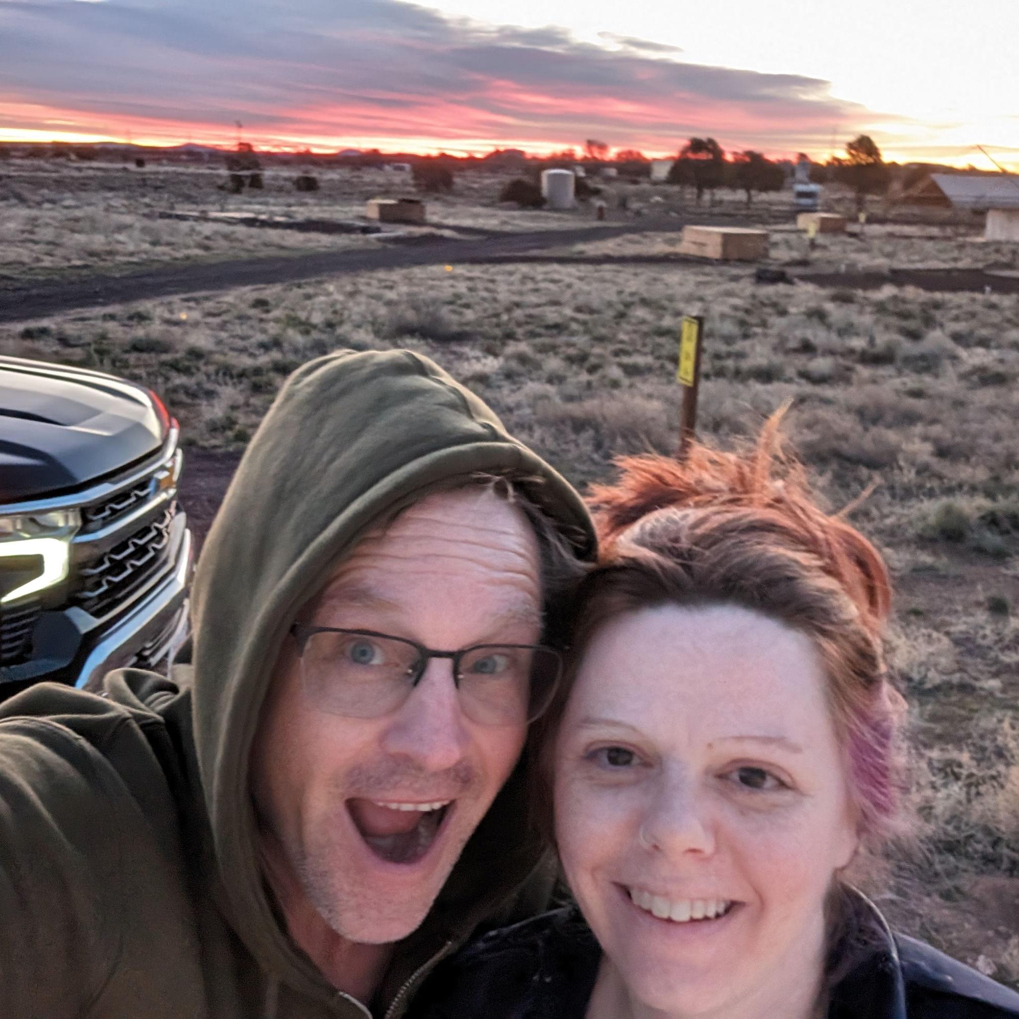 Sunrise by Grand Canyon. April 2024
