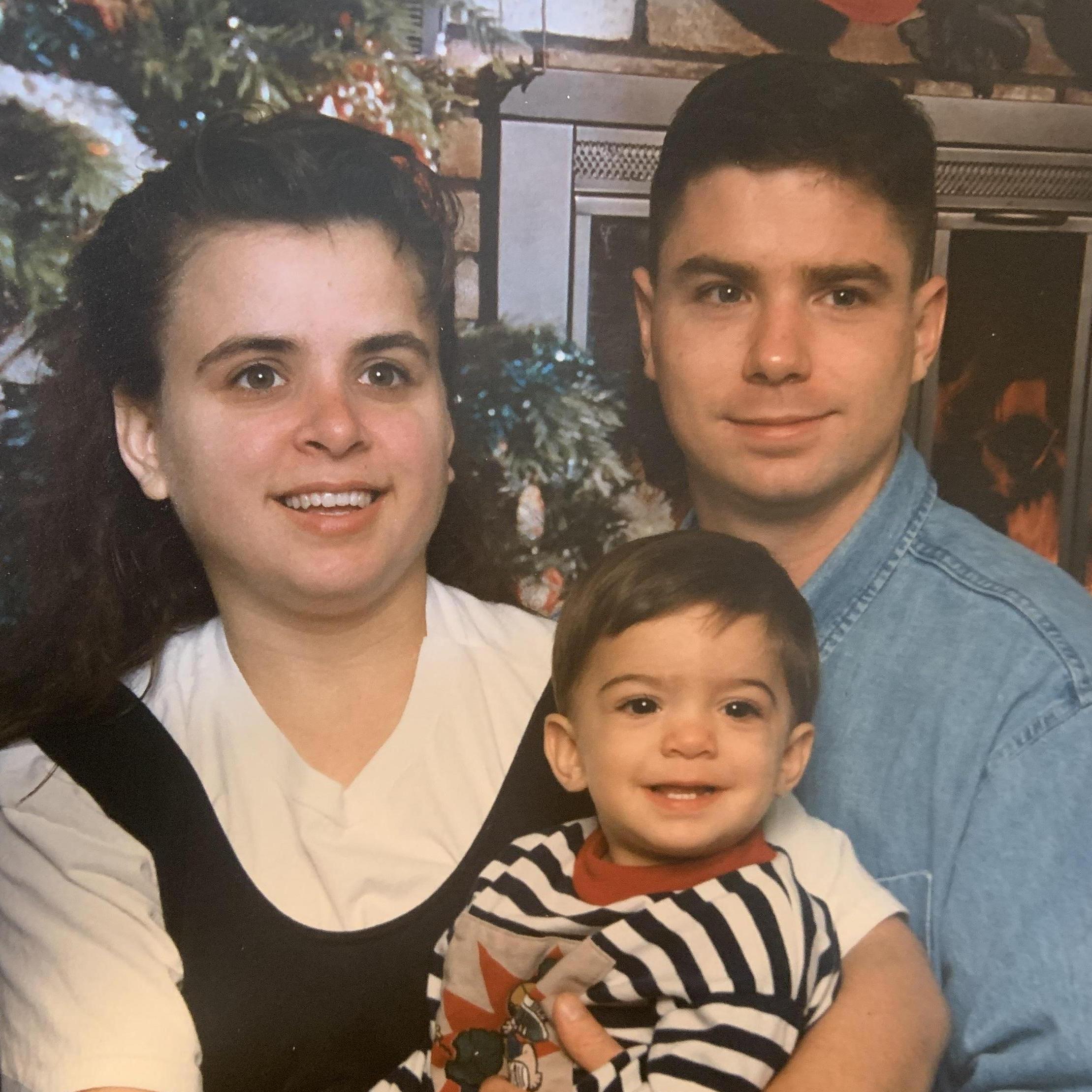 Caleb and his parents
