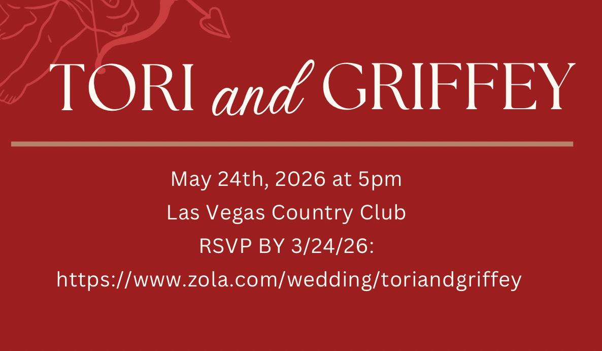 The Wedding Website of Tori Cardenas and Griffey Halle