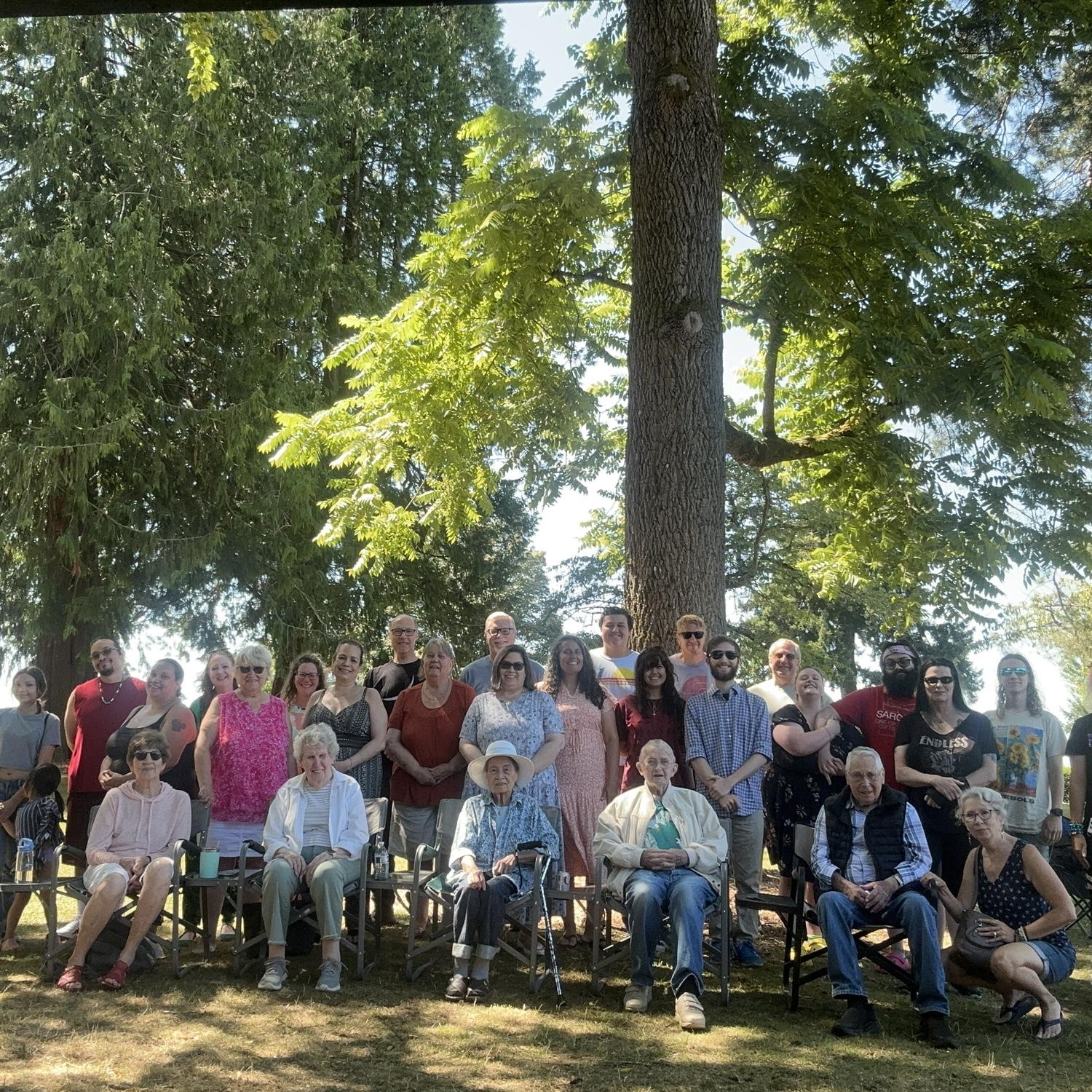 Family summer gathering.