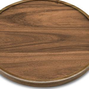 10" Acacia Wood Lazy Susan Organizer