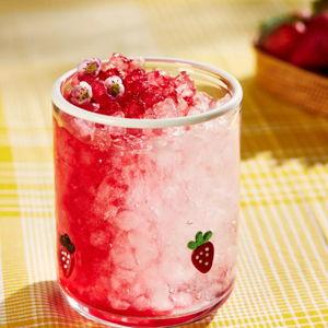 Icon Juice Glass- strawberry