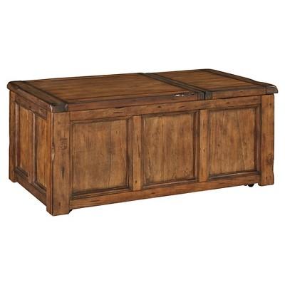 Tamonie Rect Lift Top Cocktail Table Medium Brown