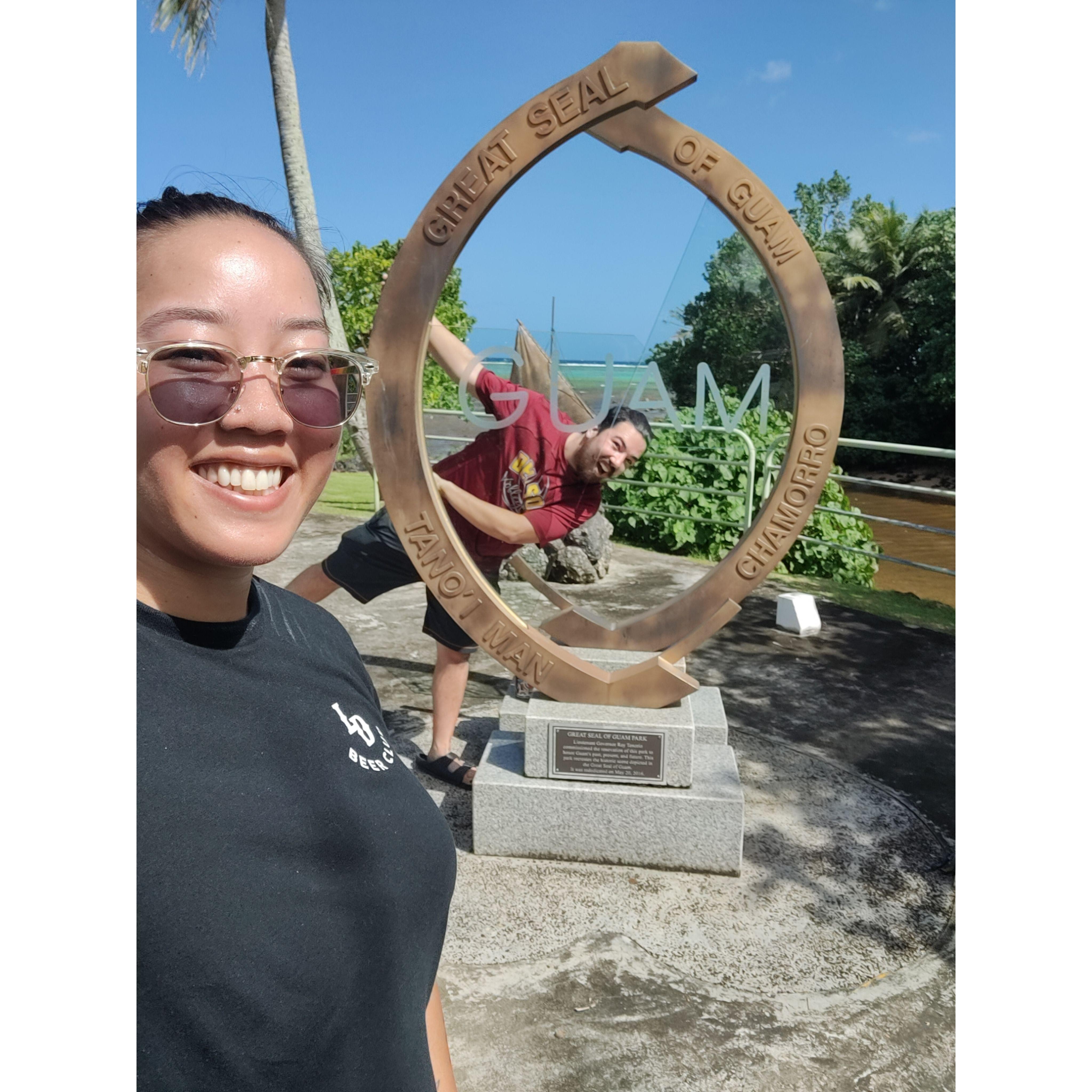 Tom's arrival in Guam!