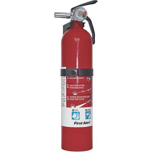 First Alert FE10GO Garage/Workshop Fire Extinguisher, Red