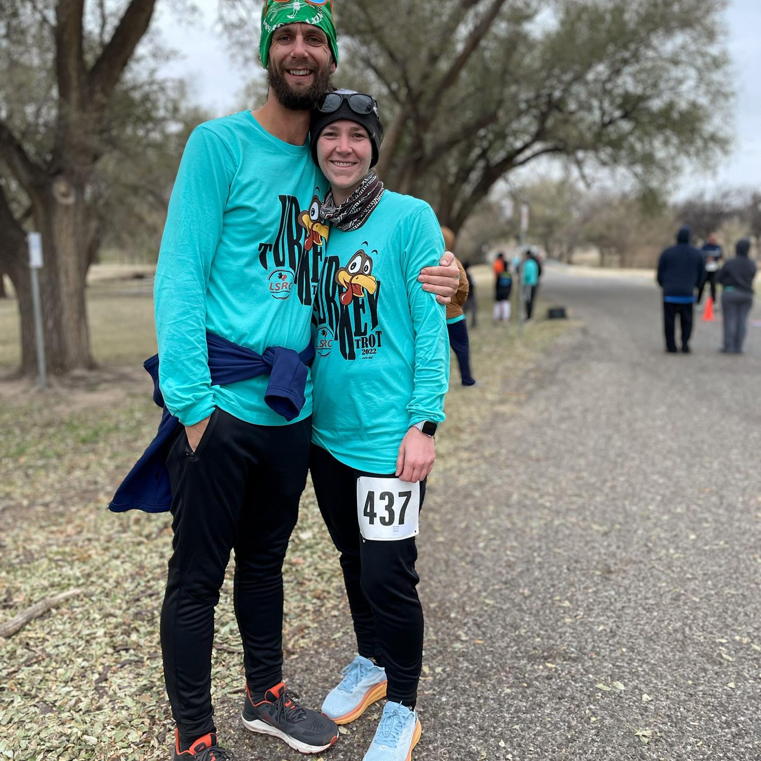 Starting a new tradition with Turkey Trots. 🦃