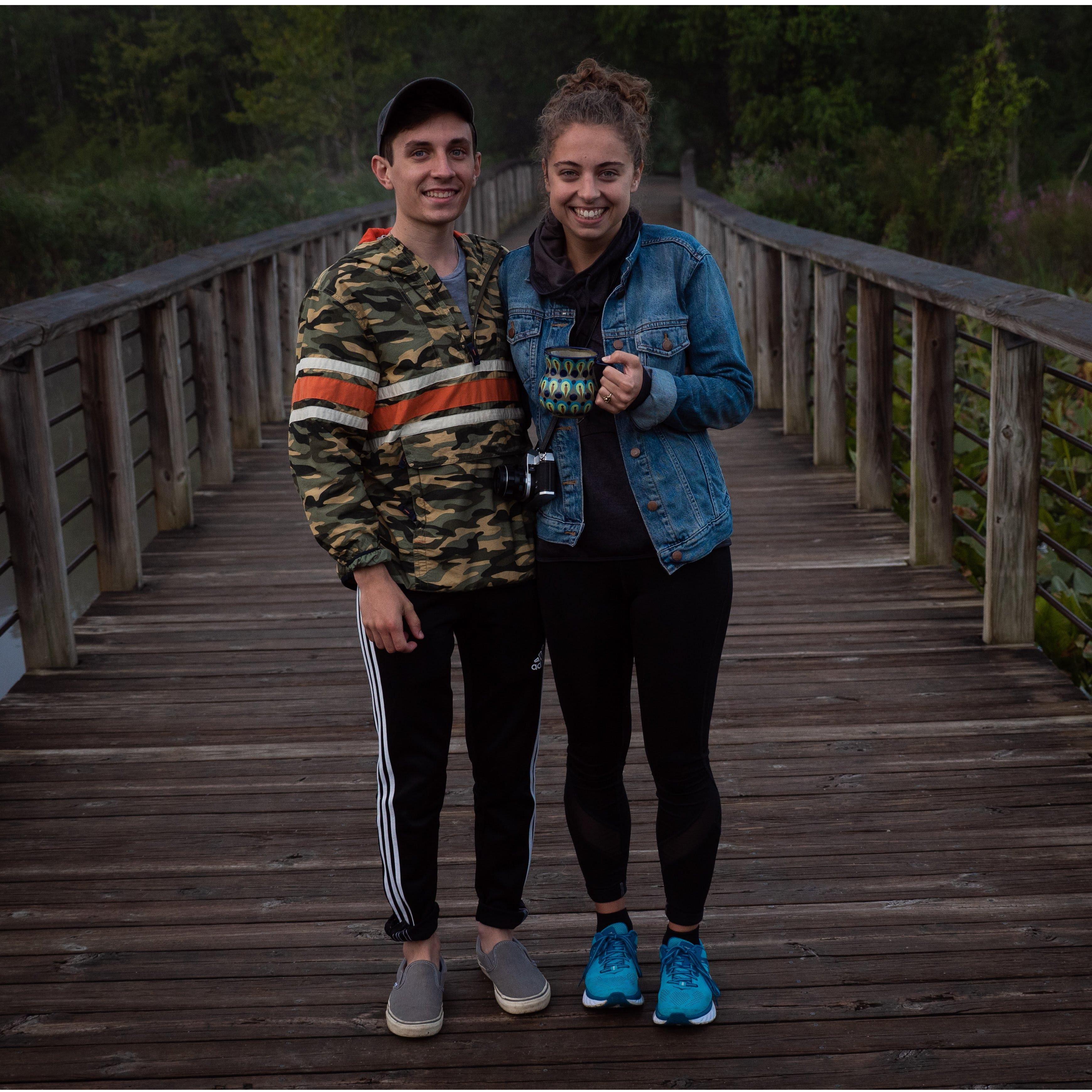 Celebrating Garrett's 21st for a sunrise hike in 2019