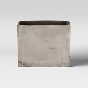14" Rectangular Concrete Planter