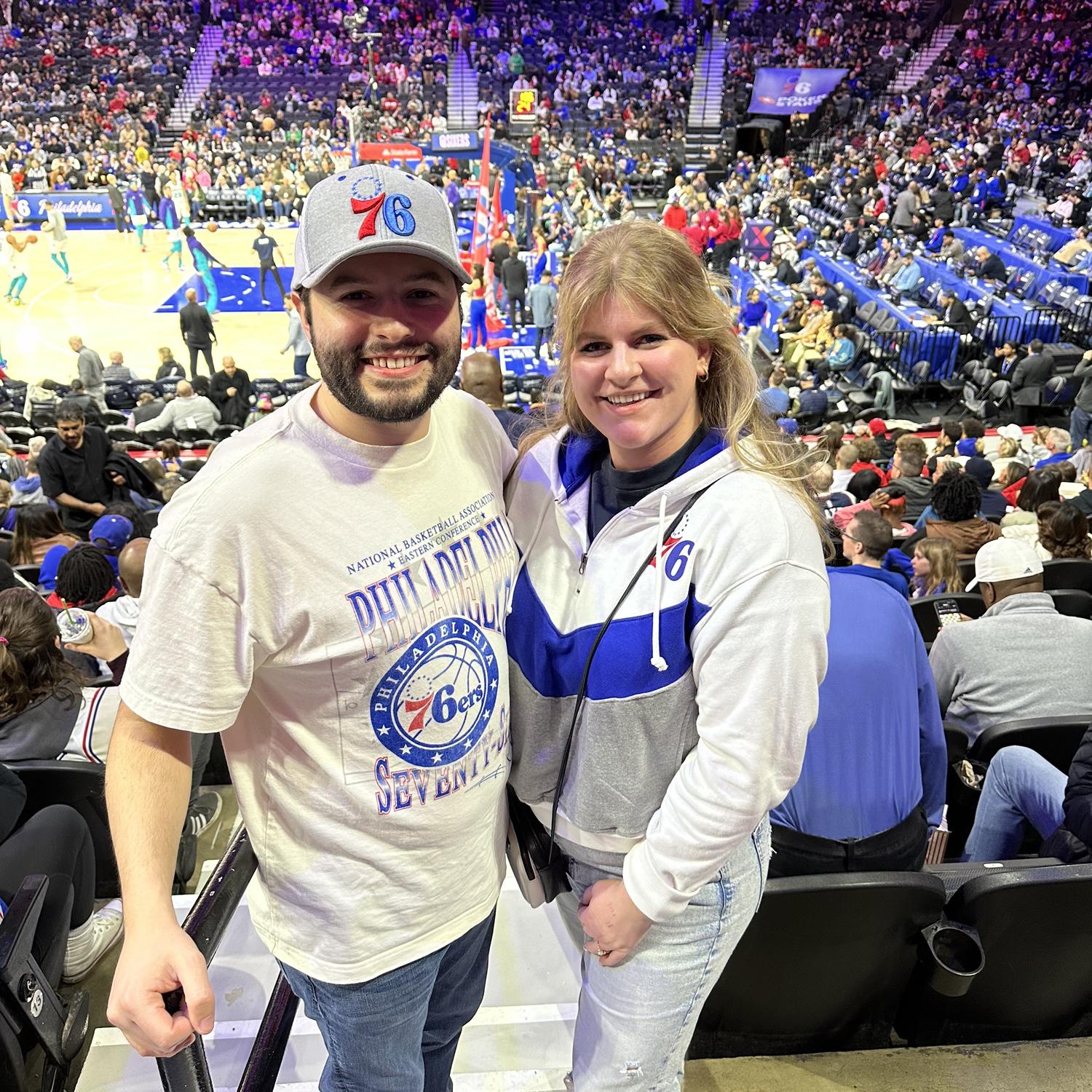 First 76ers game together