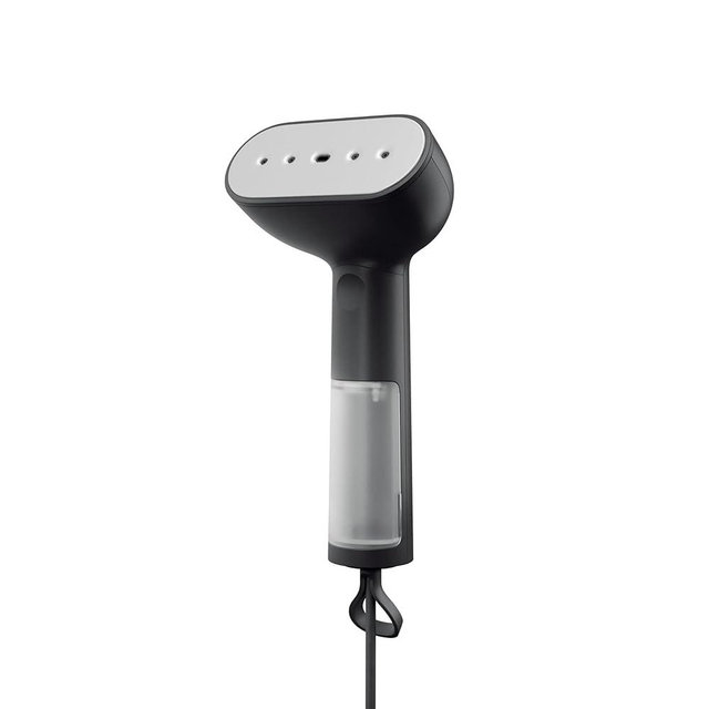 Steamery Handheld Clothes Steamer Cirrus Core, 1350W, Steam Output 0.74 oz/min, Heat up in 15 Seconds, Dry Steam Technology, Hanging Loop, Visible Water Tank, Portable, Scandinavian Design, Black