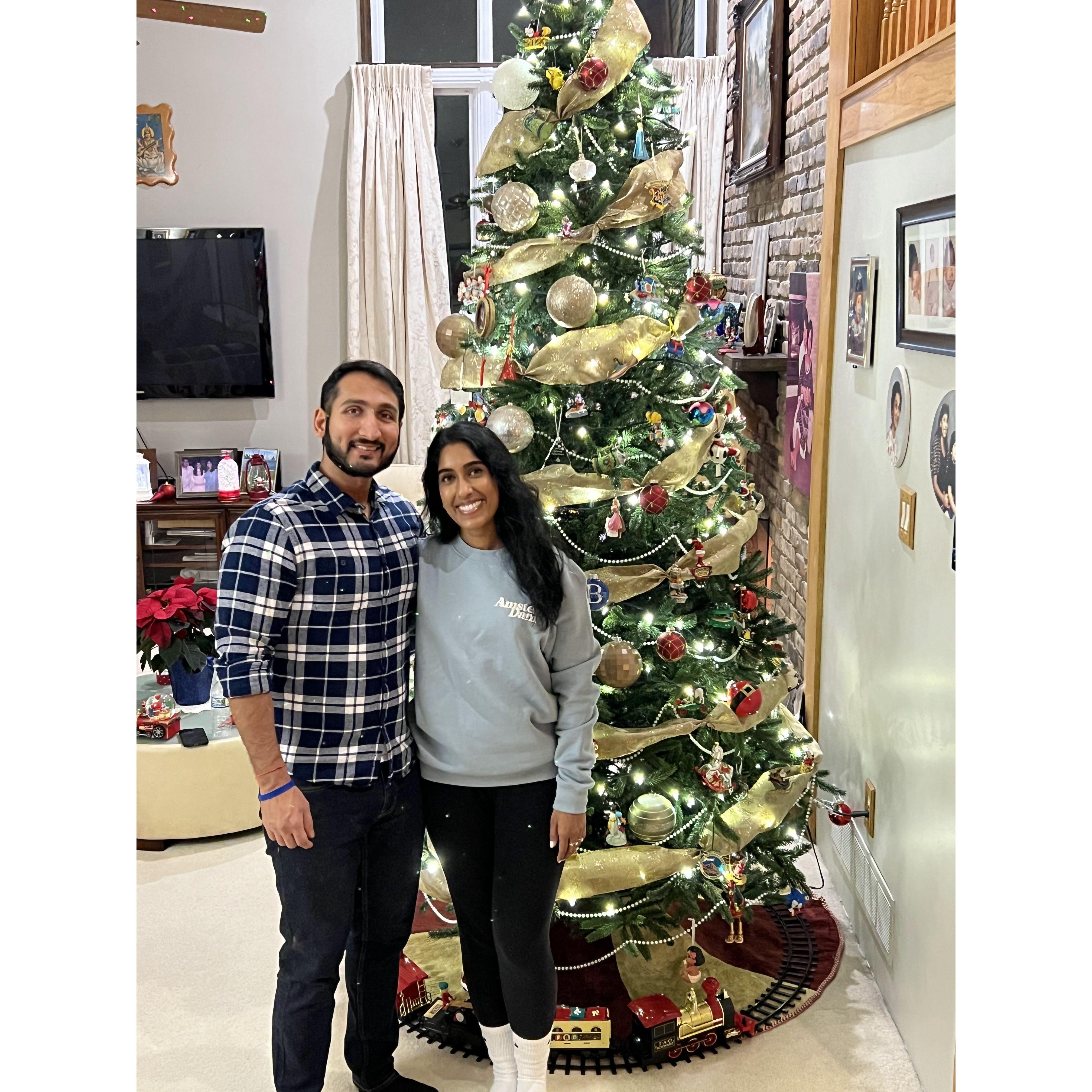 Avi's family Christmas tree