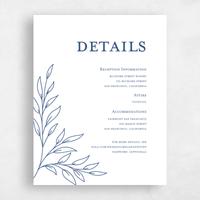 Blue Wedding Enclosure - Delana