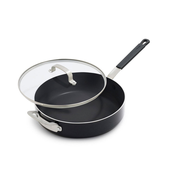 GreenPan X Bobby Flay Professional Grade Ceramic Nonstick 4.5-Quart Sauté Pan with Lid