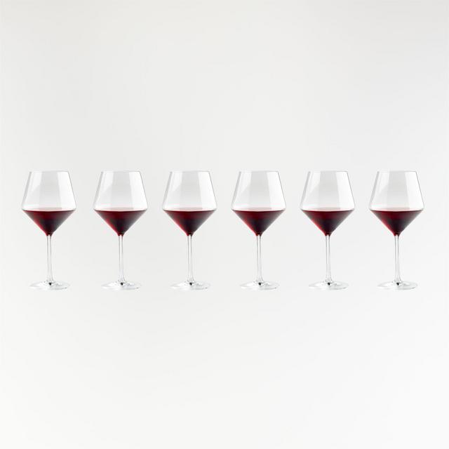Tour Red Wine Glasses, Set of 4