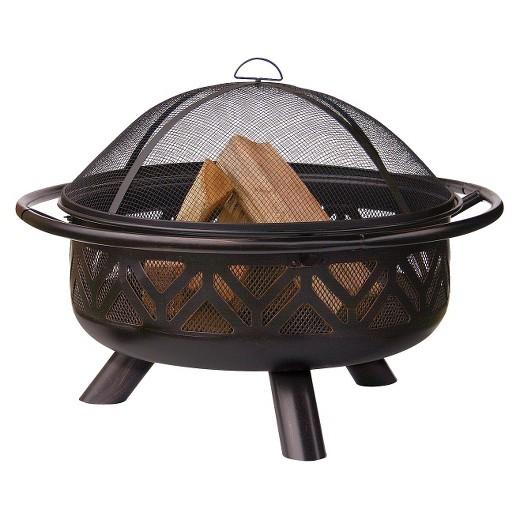 Fire Pit with Cut Out Designs - 36"