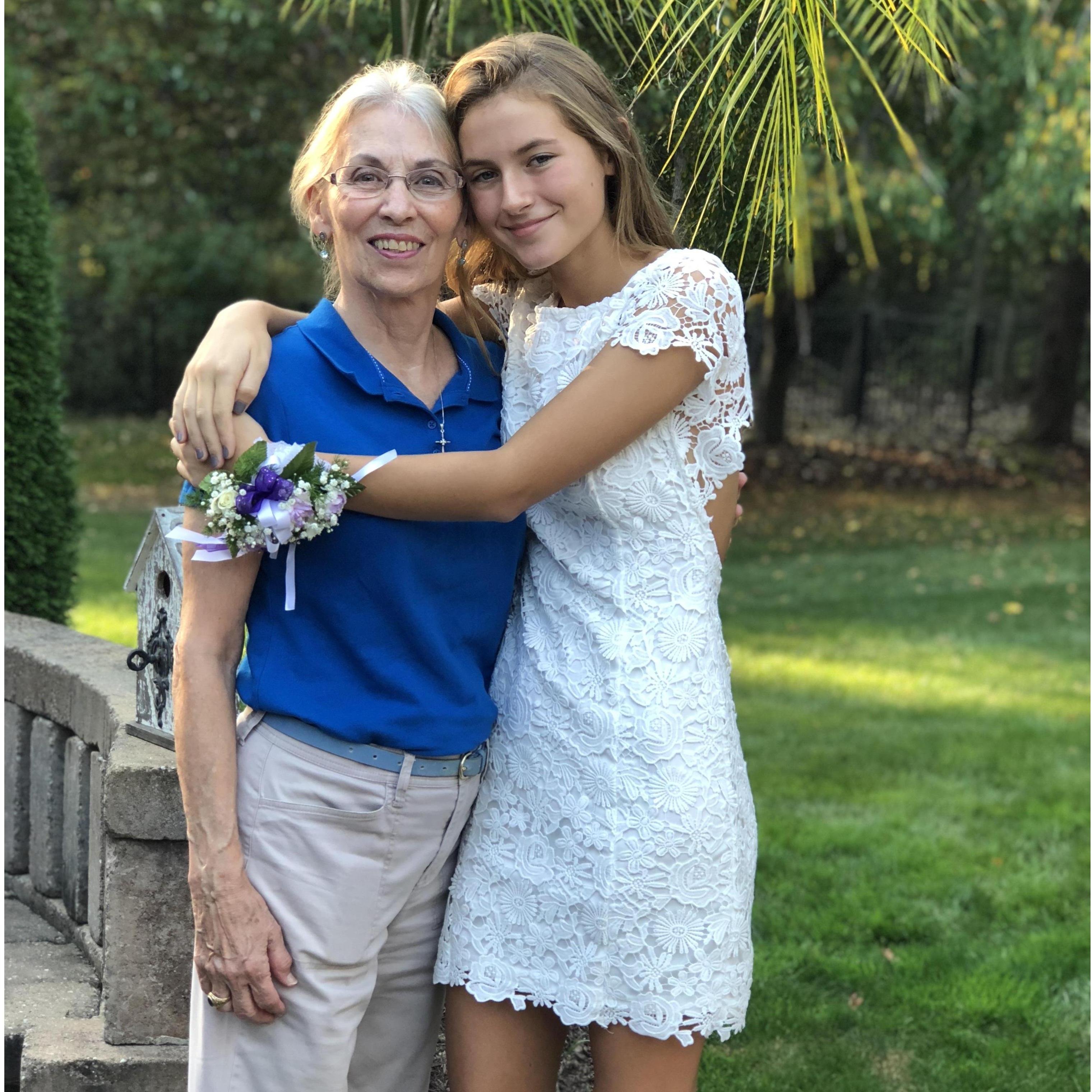 Lucy with her grandma!