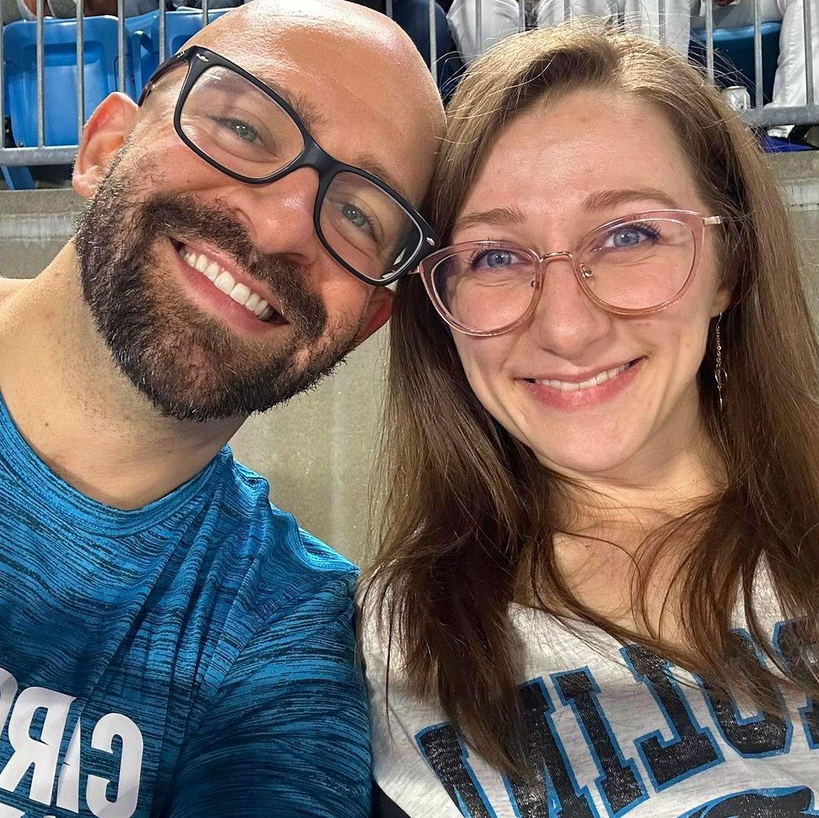 First Panthers game in our new home city of Charlotte!