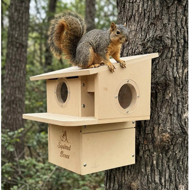 Double Entry Retreat - Squirrel Boxes