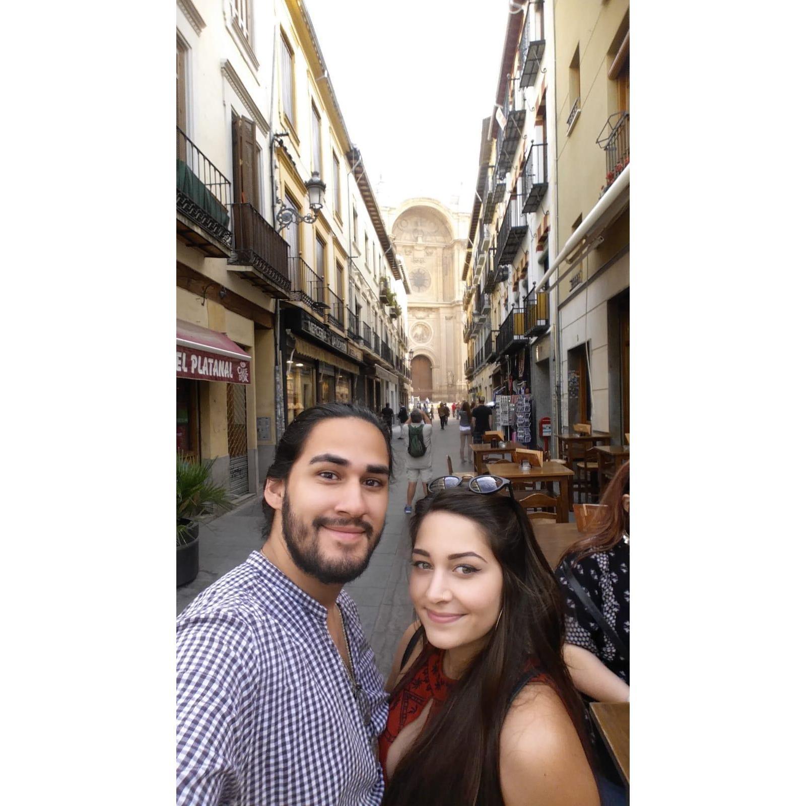 Streets in Granada, Spain