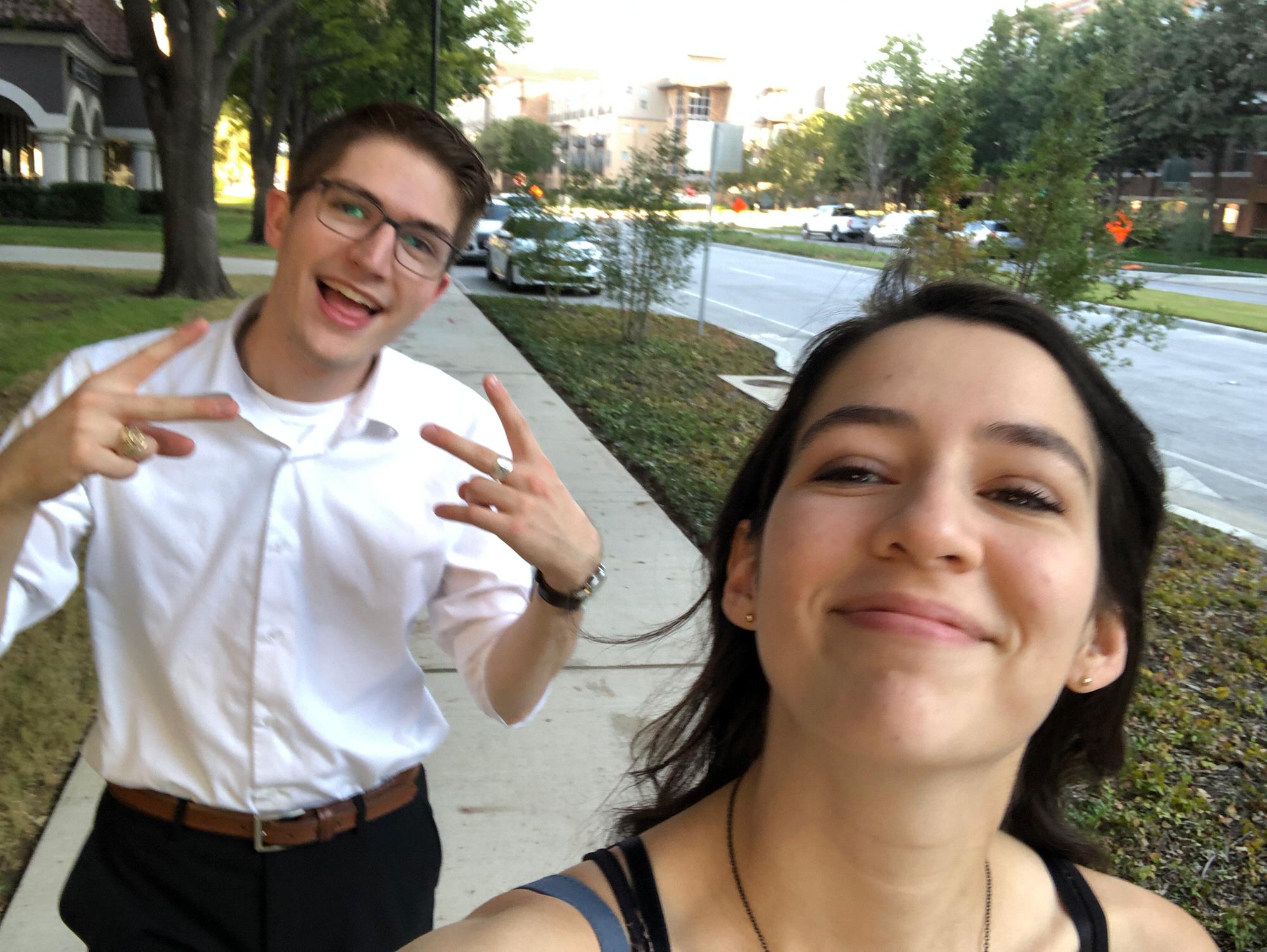 Dallas, TX
Happy because we were going to eat sushiiii