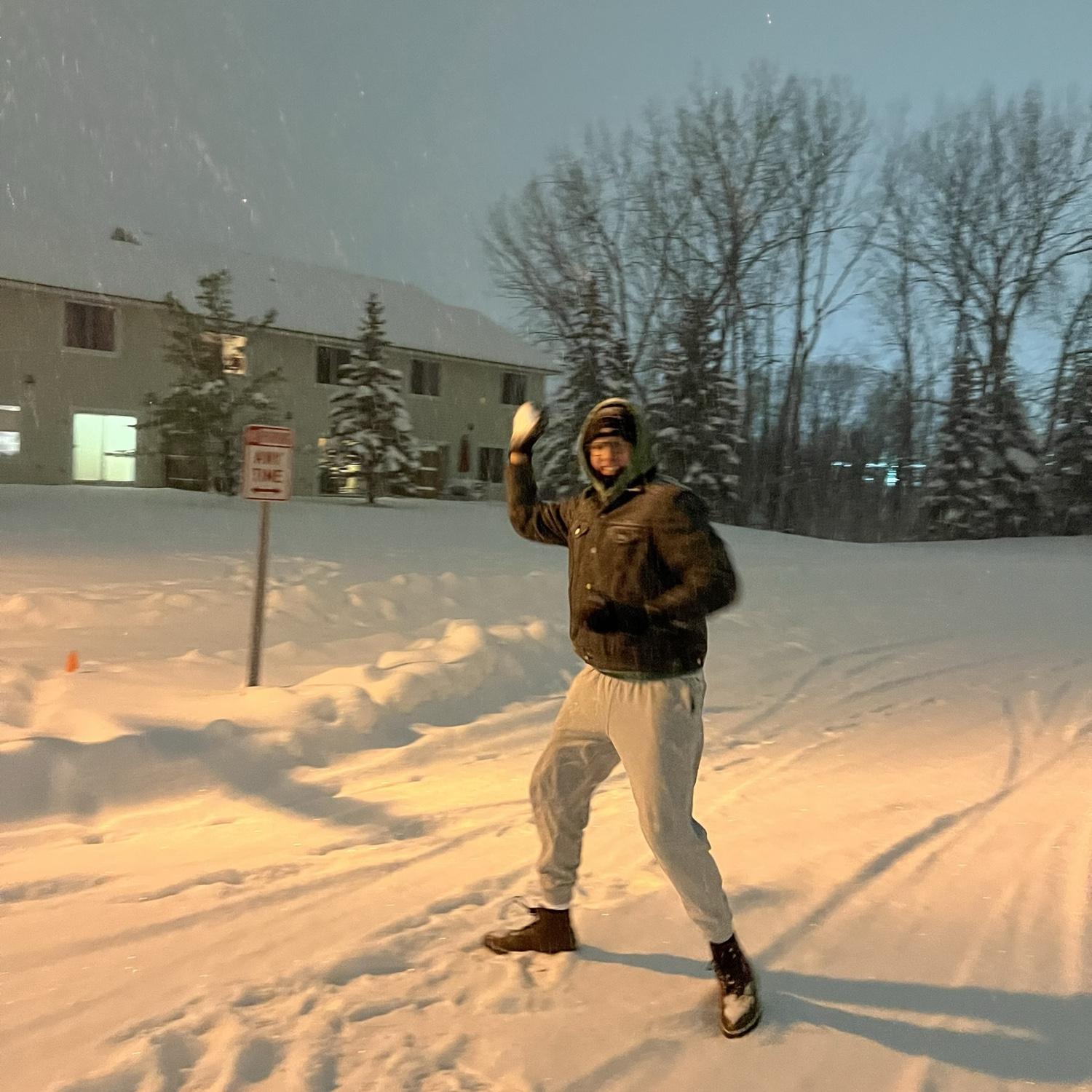 Snowball fight in Minneapolis! - December '22