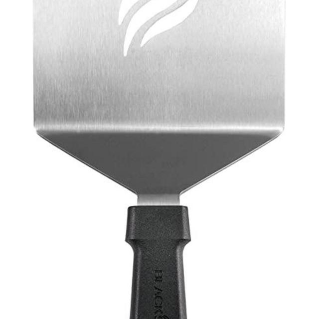 Blackstone 5047 Burger Spatula Heavy Duty Plastic Handle Large Stainless Steel Food Grade Flat Top Griddle Accessories-Hamburger Pancake Flipper– Grill Scraper Utensil for Home Kitchen Restaurants