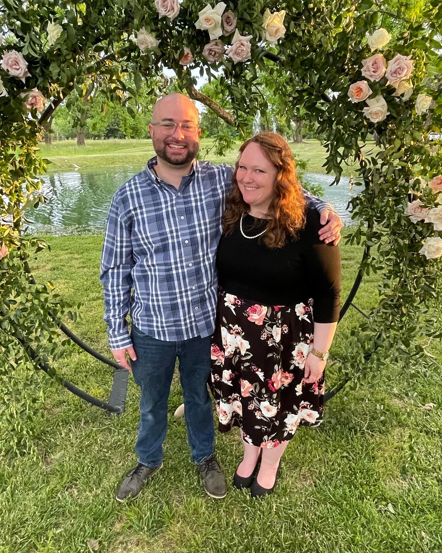 Celebrating friends.