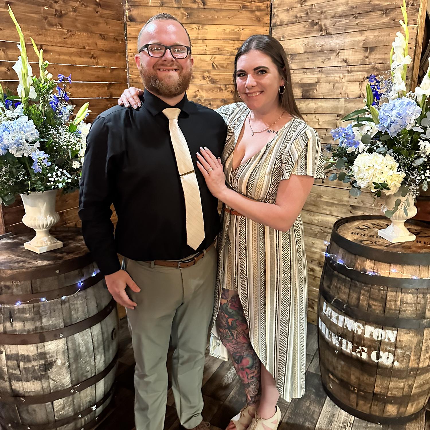 First wedding we attended as a couple and were excited to follow suite