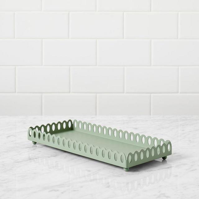 Julia Berolzheimer Green Scallop Tray