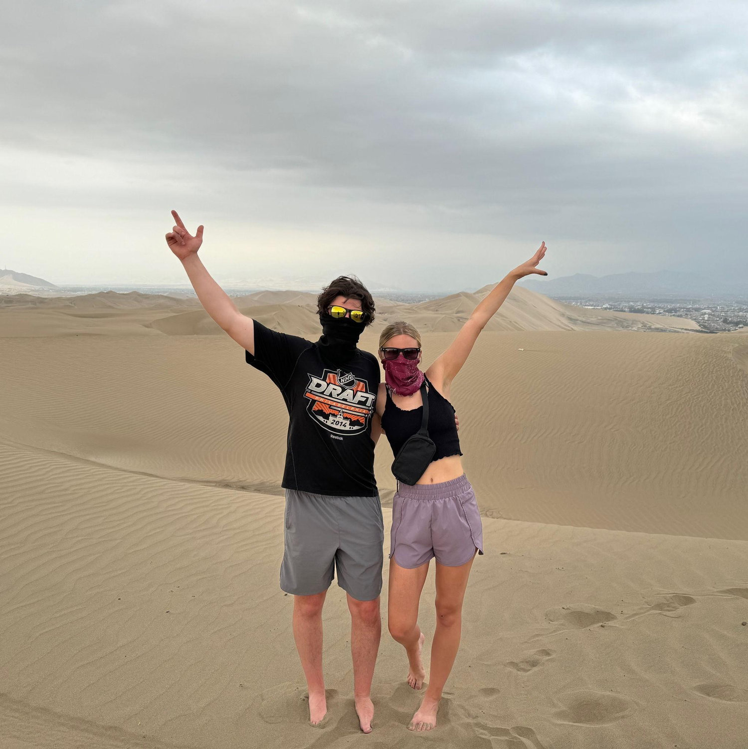 Sandboarding in Peru!
