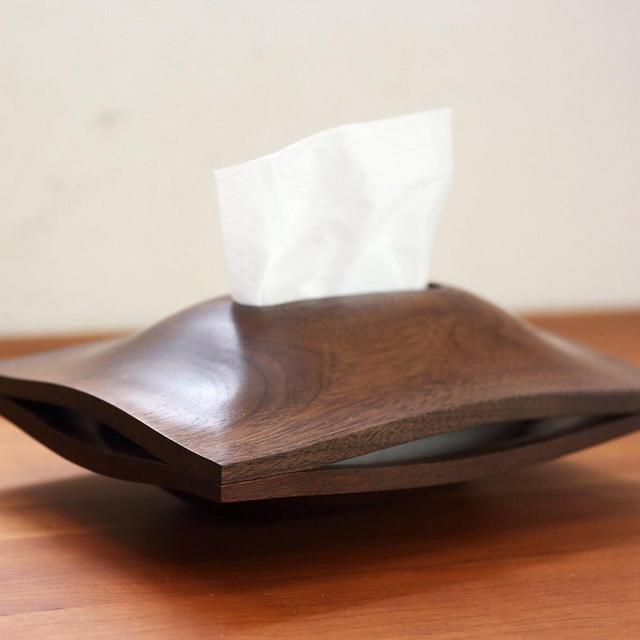 Wood Tissue Box, Handmade Tissue Box, Tissue Box Cover Wood, Handcrafted Wood Tissue Holder, Walnut Decor, Walnut Home Decor, Wood Gifts