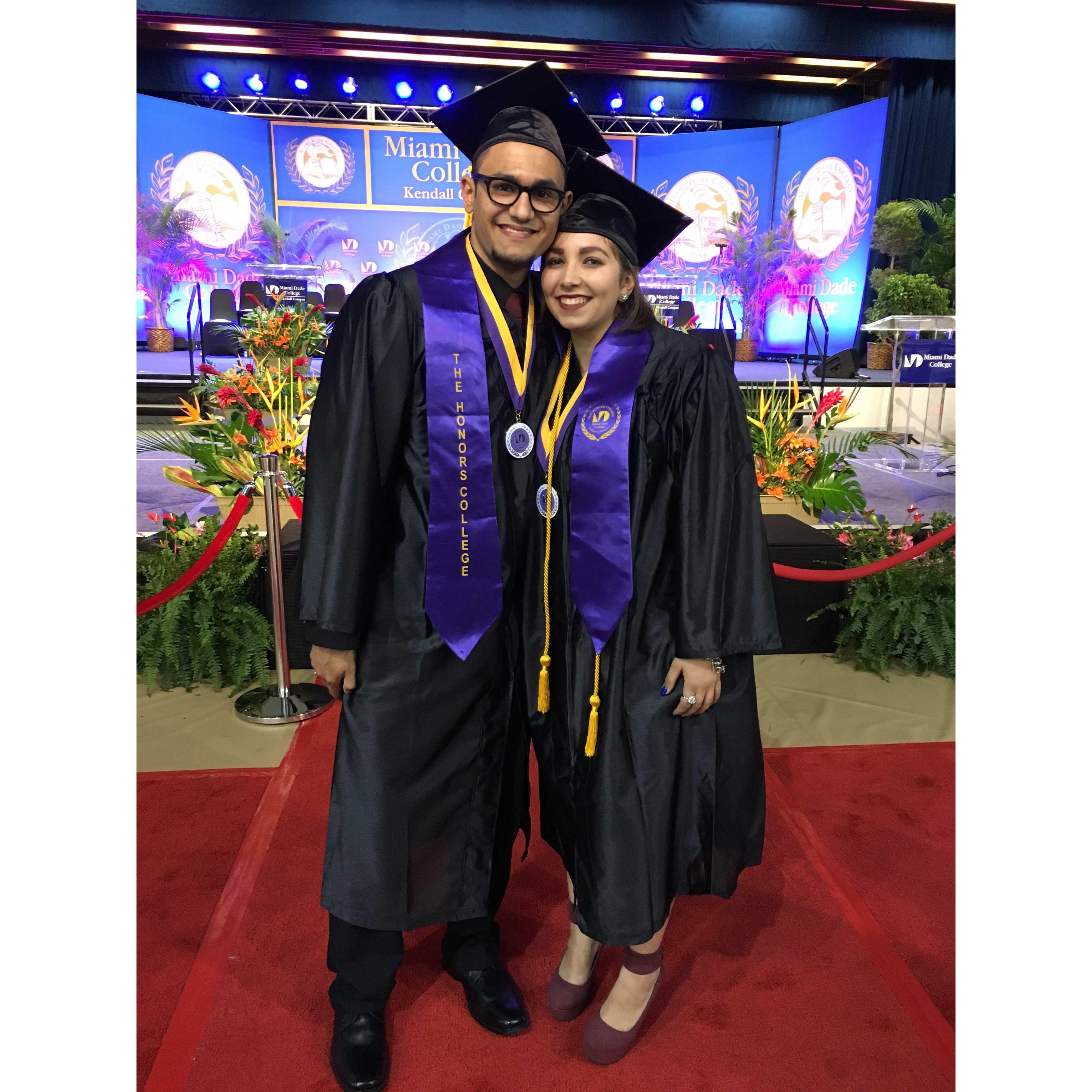 The couple that graduates together...stays together!