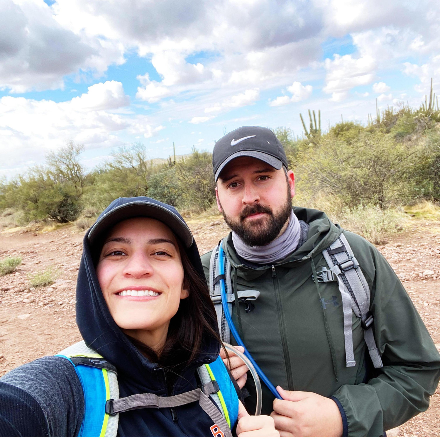 Hiking in Phoenix, AZ. March 2021.