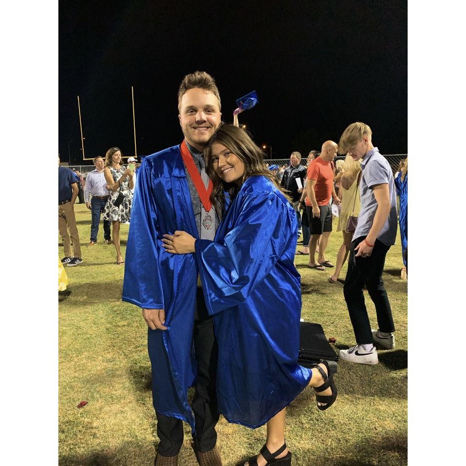 When we graduated highschool with one another - class of 2021 forever!