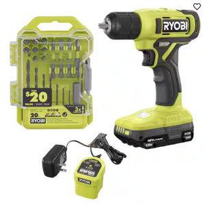 Ryobi Cordless 3/8in Drill/Driver Kit