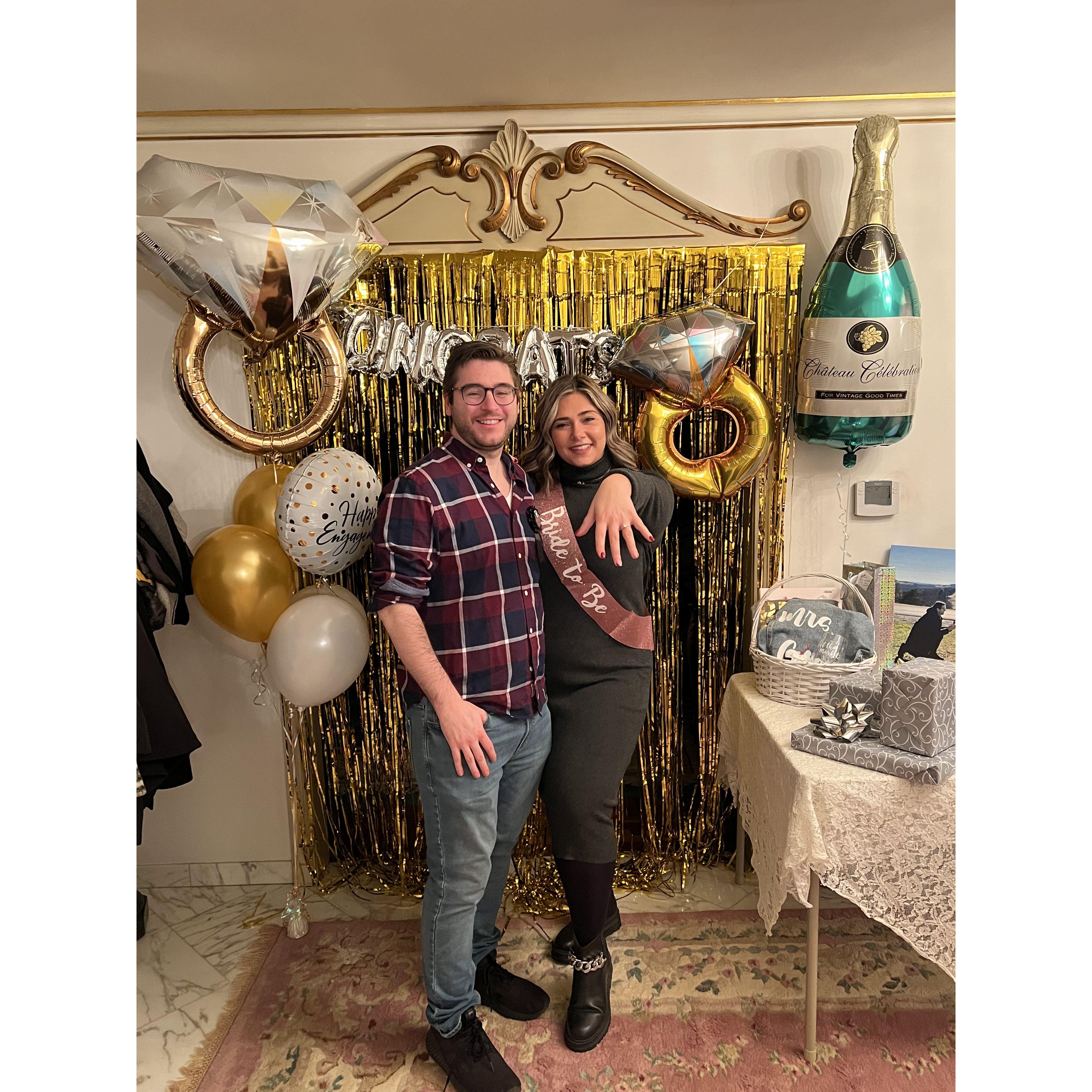 Our little family engagement party!