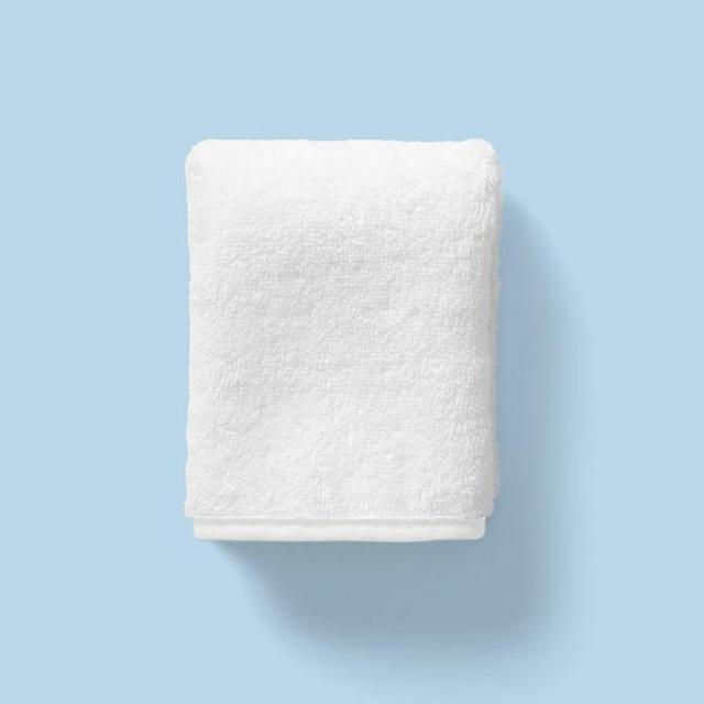 Weezie Piped Edge Washcloths (pair) - White piped