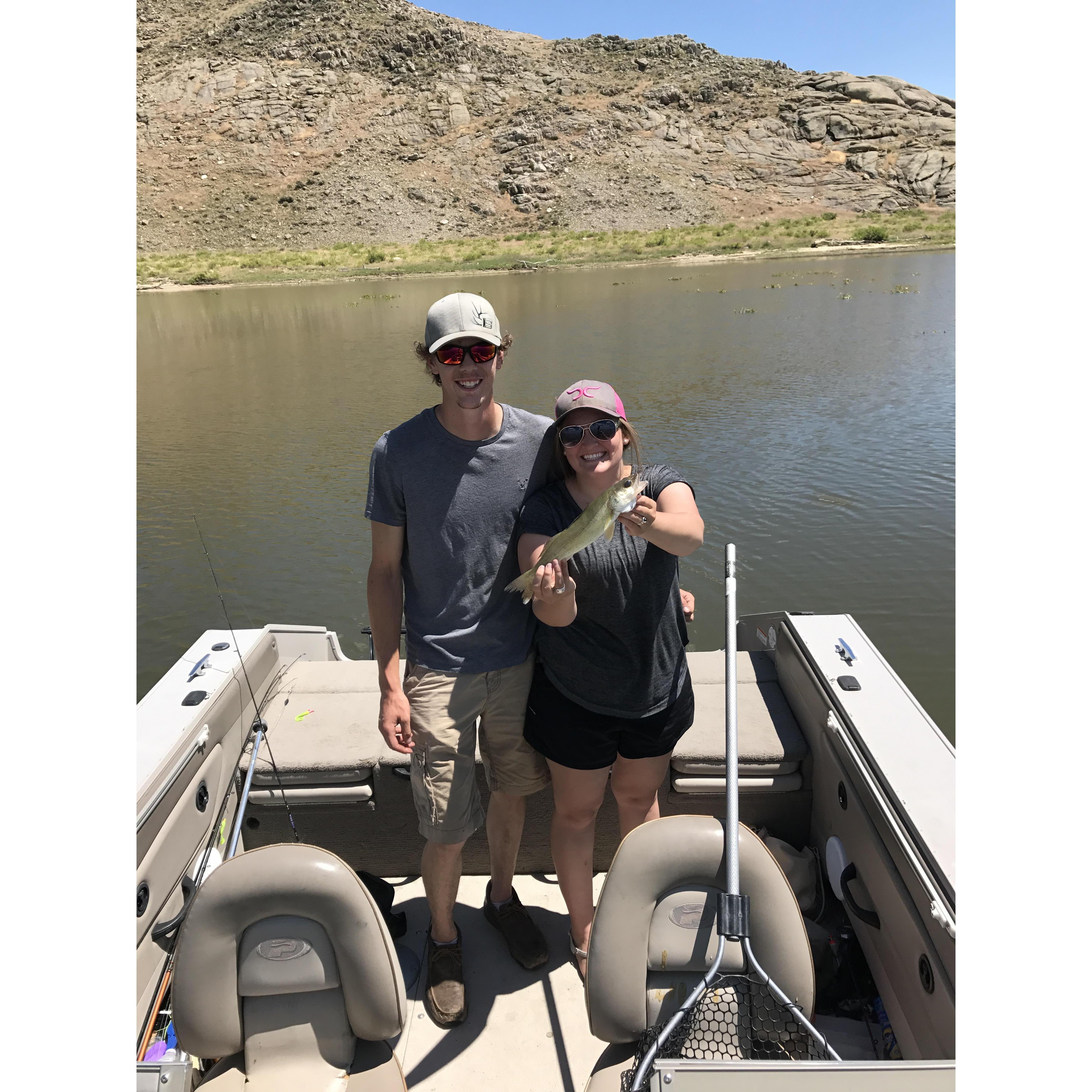 I've always been the better fisherman!
