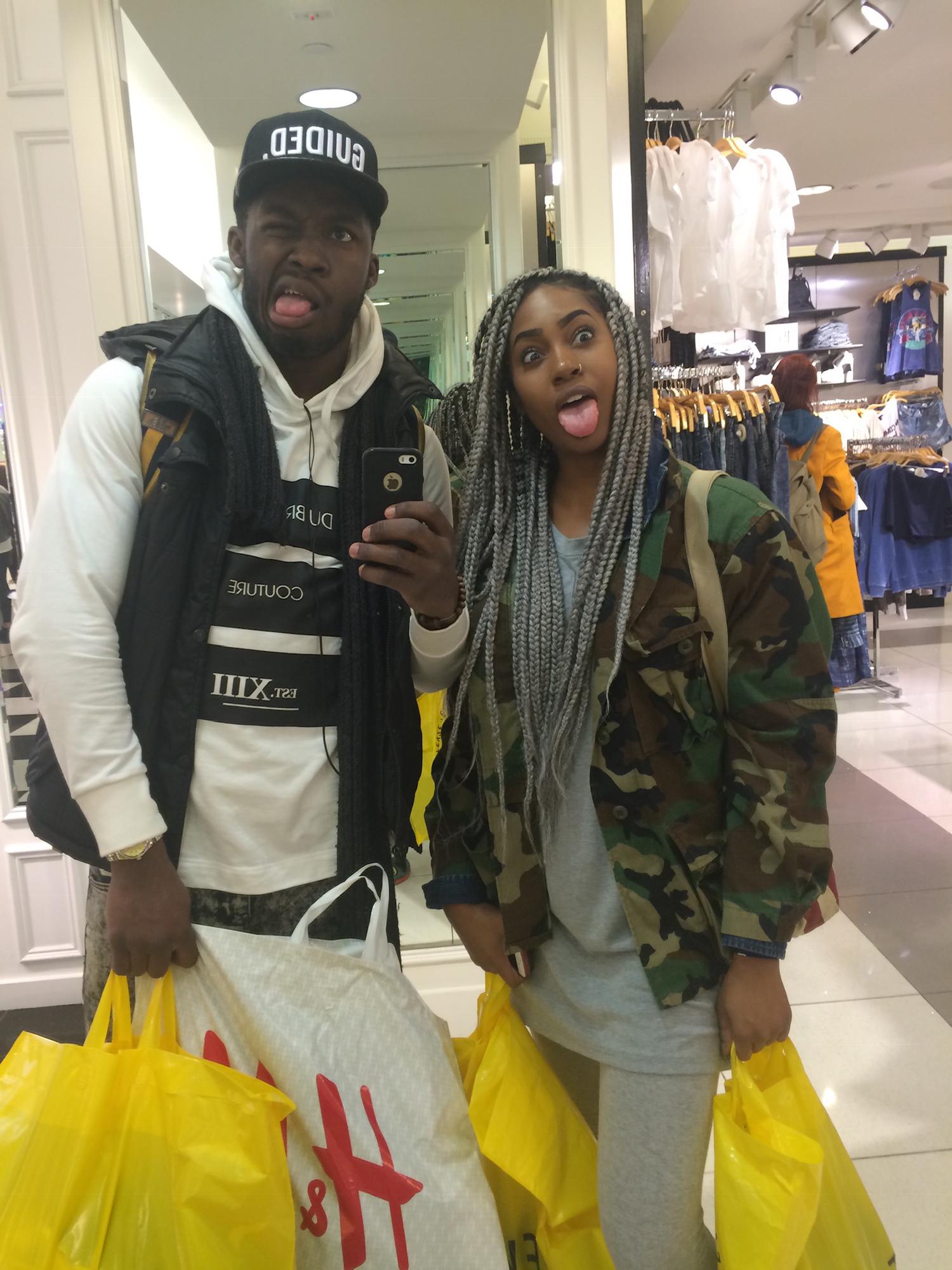 Our first time traveling together! We went to New York for a day!