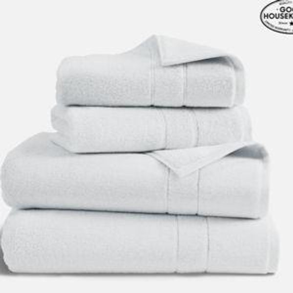 Super-Plush Turkish Cotton Bath Towel Bundle, Cloud