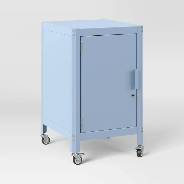 Metal Rolling Locker Cabinet Blue - Room Essentials™
