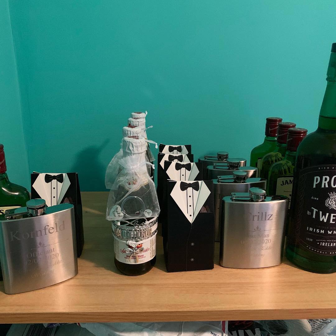 The gifts for the 'Asking Party'.