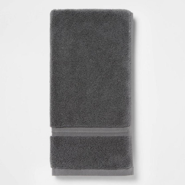 Spa Plush Towel - Threshold™ | Dark Gray Hand Towel