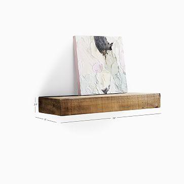 2 ft Reclaimed Solid Pine Floating Shelf