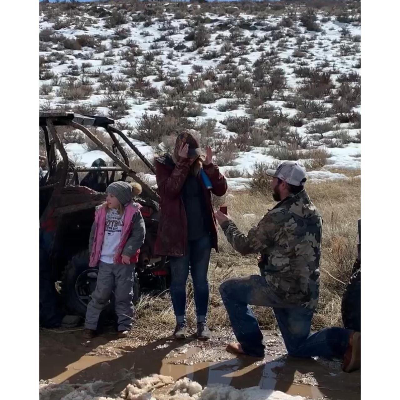 HE PROPOSED!!