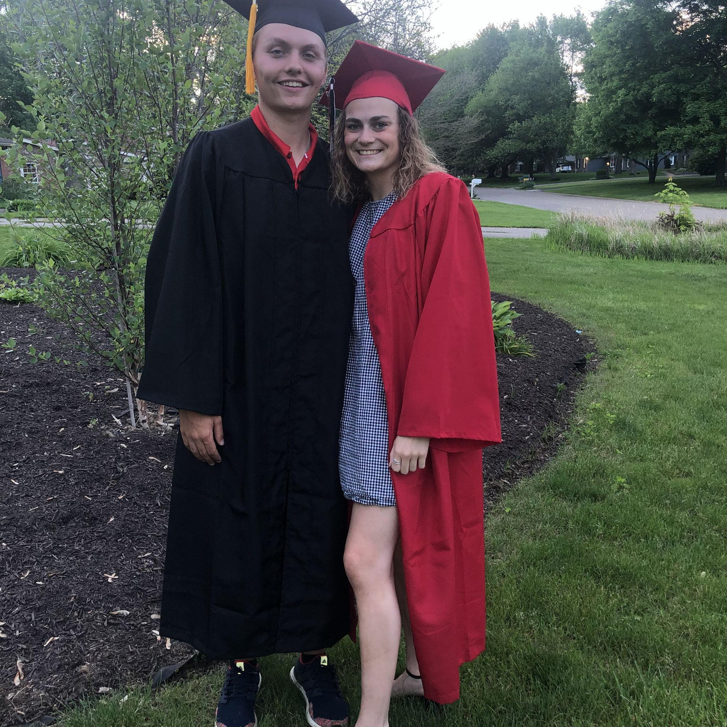 We graduated high school- during COVID